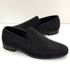 ID Required Sparkz Black Men's Loafers Size 9M
